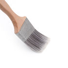 Escova de pintura angular, escova de pintura de madeira, filamento da escova de pintura com a escova de madeira longa do punho