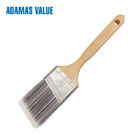Escova de pintura angular, escova de pintura de madeira, filamento da escova de pintura com a escova de madeira longa do punho